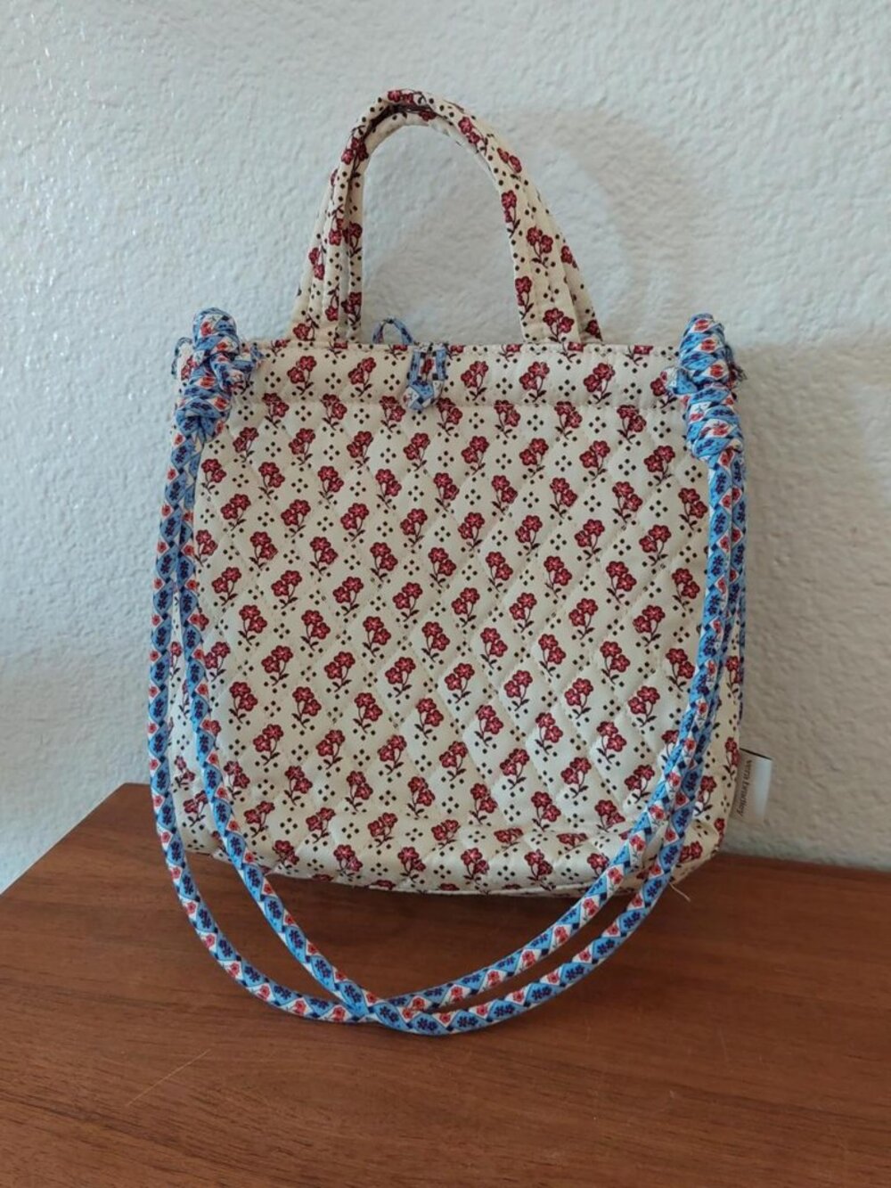SOLD RARE Mini Original Tote Bag vera bradley Rachel ditsy in Premium co - Picture 2 of 8